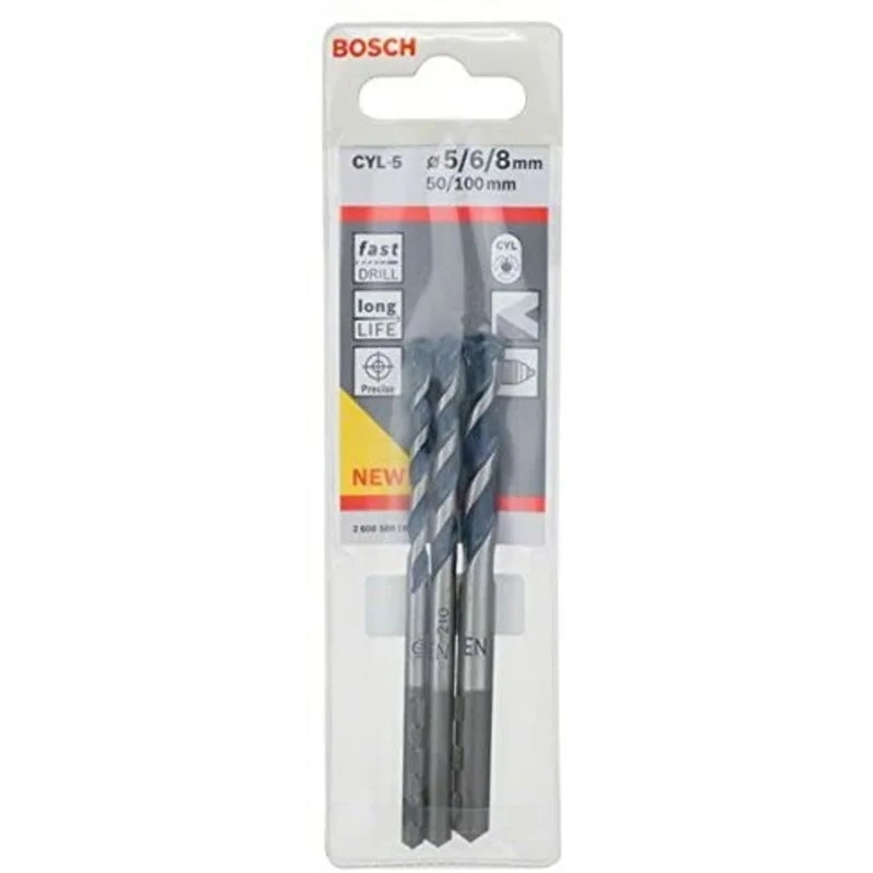 Broca Betao Cyl-5 Bl3 5/6/8mm 2608588164 -bosch BOSCH - 20151304619