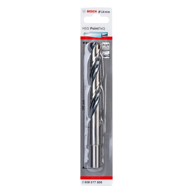 Broca Hss Pointteq, Din 338, 14,0 Mm 2608577306 BOSCH - 20180900010