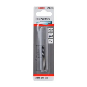 Broca Hss Pointteq, Din 338 02,0 Mm 2608577155 BOSCH - 20210200309