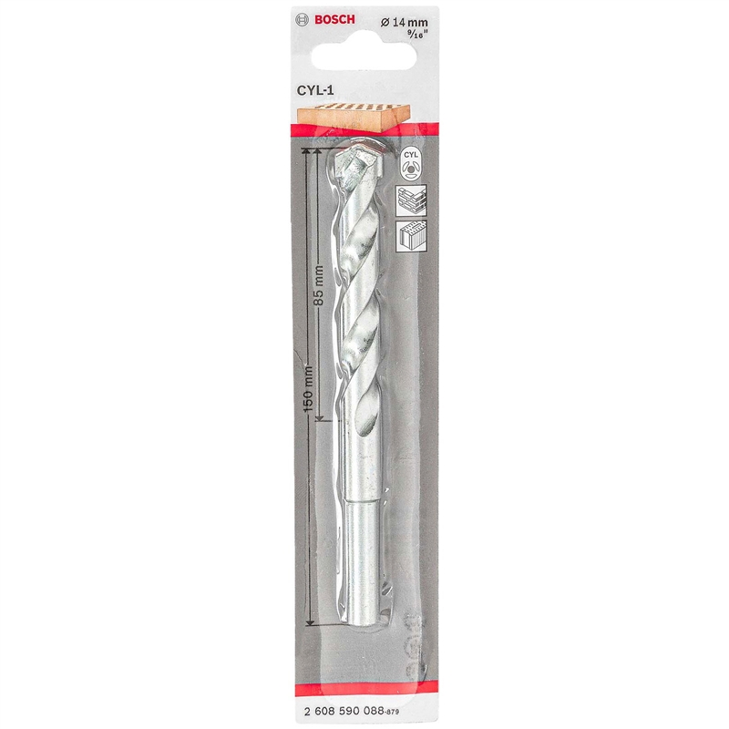 Broca Betao Cyl-1  14x085x150 2608590088 - Bosch BOSCH - 20230700007