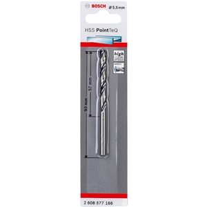 Broca Hss Pointteq, Din 338 5,5 Mm 2608577166 BOSCH - 20230700038