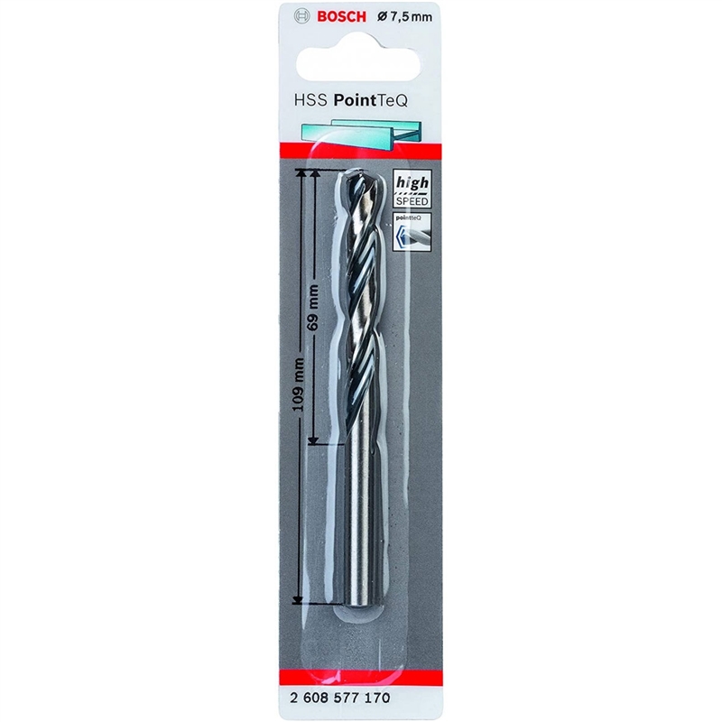 Broca Hss Pointteq, Din 338 7,5 Mm 2608577170 BOSCH - 20230700040