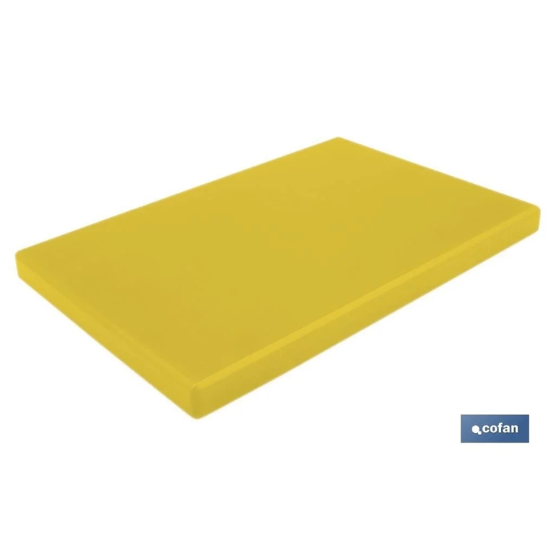 Tabua Corte 500x350x30mm Rilene Amarelo Sem marca - 20131200184