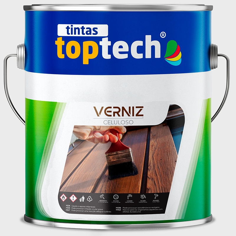 Verniz Celuloso Brilho 4l 5040400.0 - Toptech TOPTECH - 20240500088