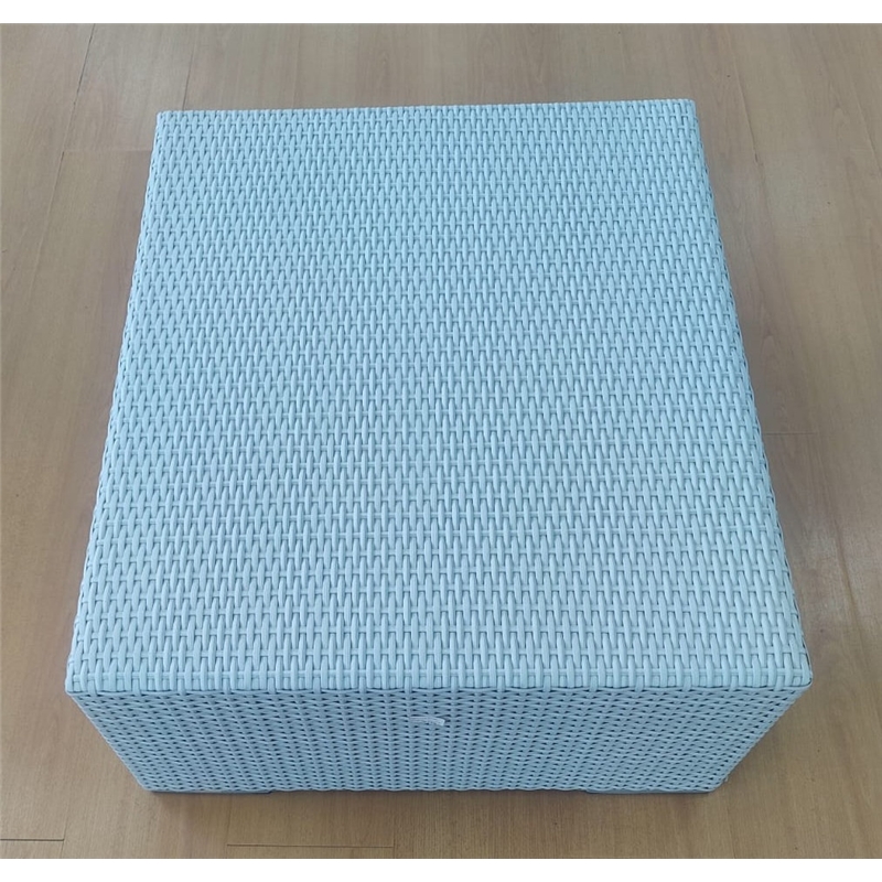 Mesa Centro Jardim 5813 Rattan Branco Sem marca - 20231200197