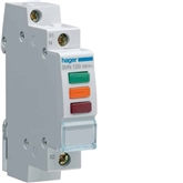 Sinalizador Lum Led Triplo 230v Vrm/vrd/lar - Hager HAGER - 20131000080