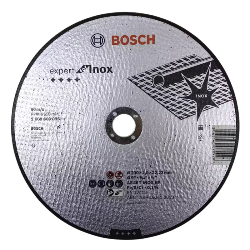 Disco Corte Inox 230x22x2 Expert-2608600096 BOSCH - 20151304830