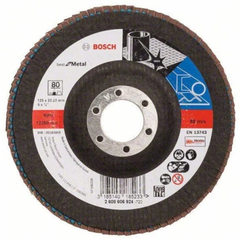 Disco Lixar115mmg80 Lamelasp/metal Ang-2608605452 BOSCH - 20151304990