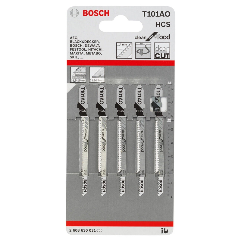 Lamina Serra Vert Corte Mad T101ao-2608630031 BOSCH - 20151305158