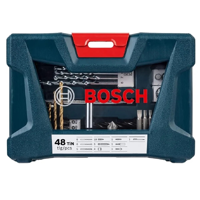 Conj Broca+bit+chaves V-line Jg 48pc - Bosch BOSCH - 20160400073