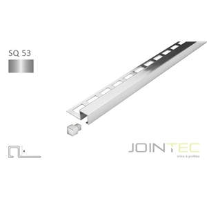 Perfil 2,50ml Square 10mm Alum Prata Br-jointec JOINTEC - 20210100032