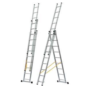 Escada Alum Tripla Trek 3x12 Degraus - Teicocil TEICOCIL - 20250600040
