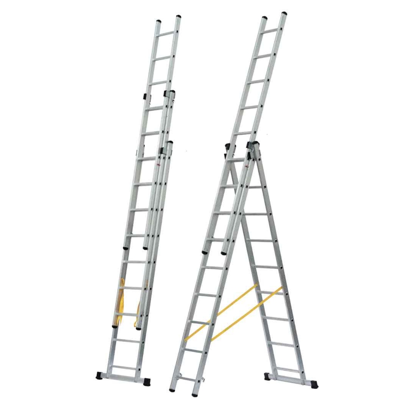 Escada Alum Tripla Trek 3x12 Degraus - Teicocil TEICOCIL - 20250600040