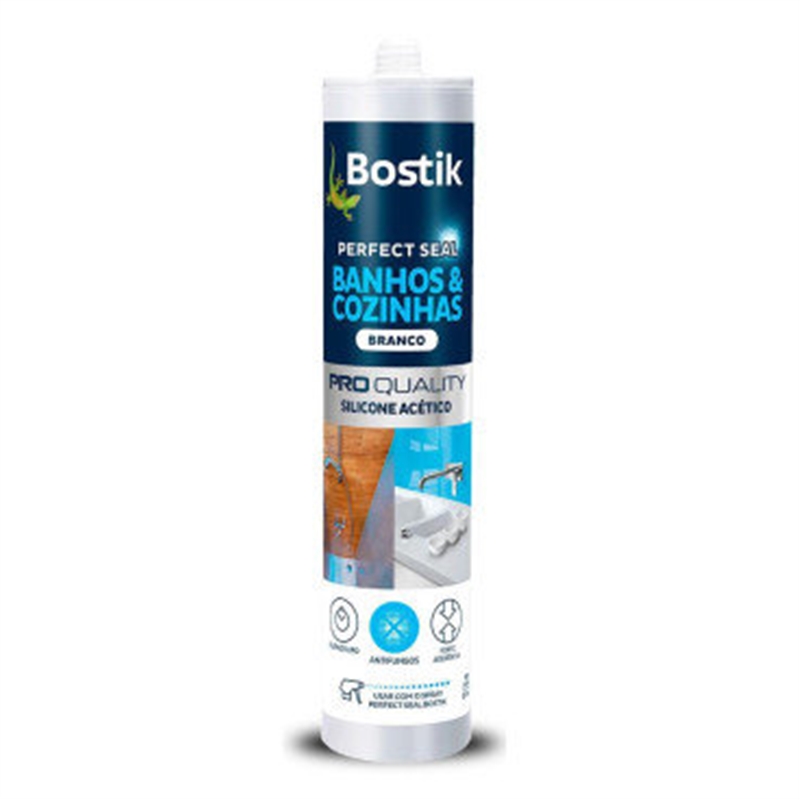 Silicone Acetico Perf Seal Banhos&cozinhas Branco - B BOSTIK - 20260600005
