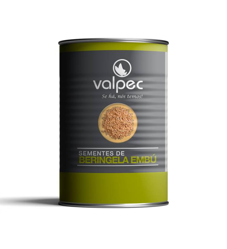 Semente Beringela Embu Lata 100gr Valpec